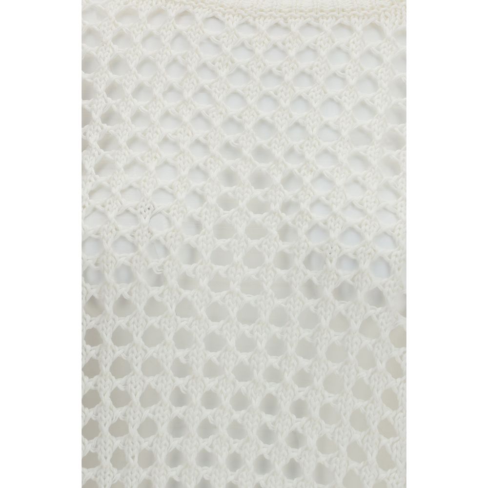 Max Mara Pure White Linen Sweatshirt for Women