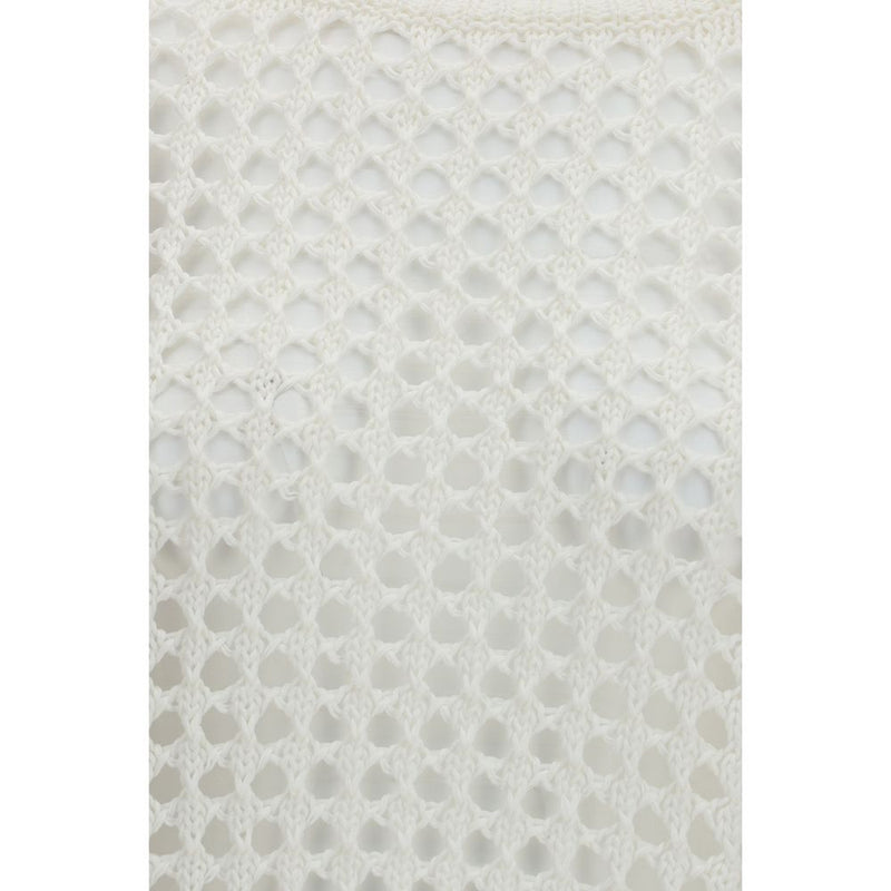 Max Mara Pure White Linen Sweatshirt for Women