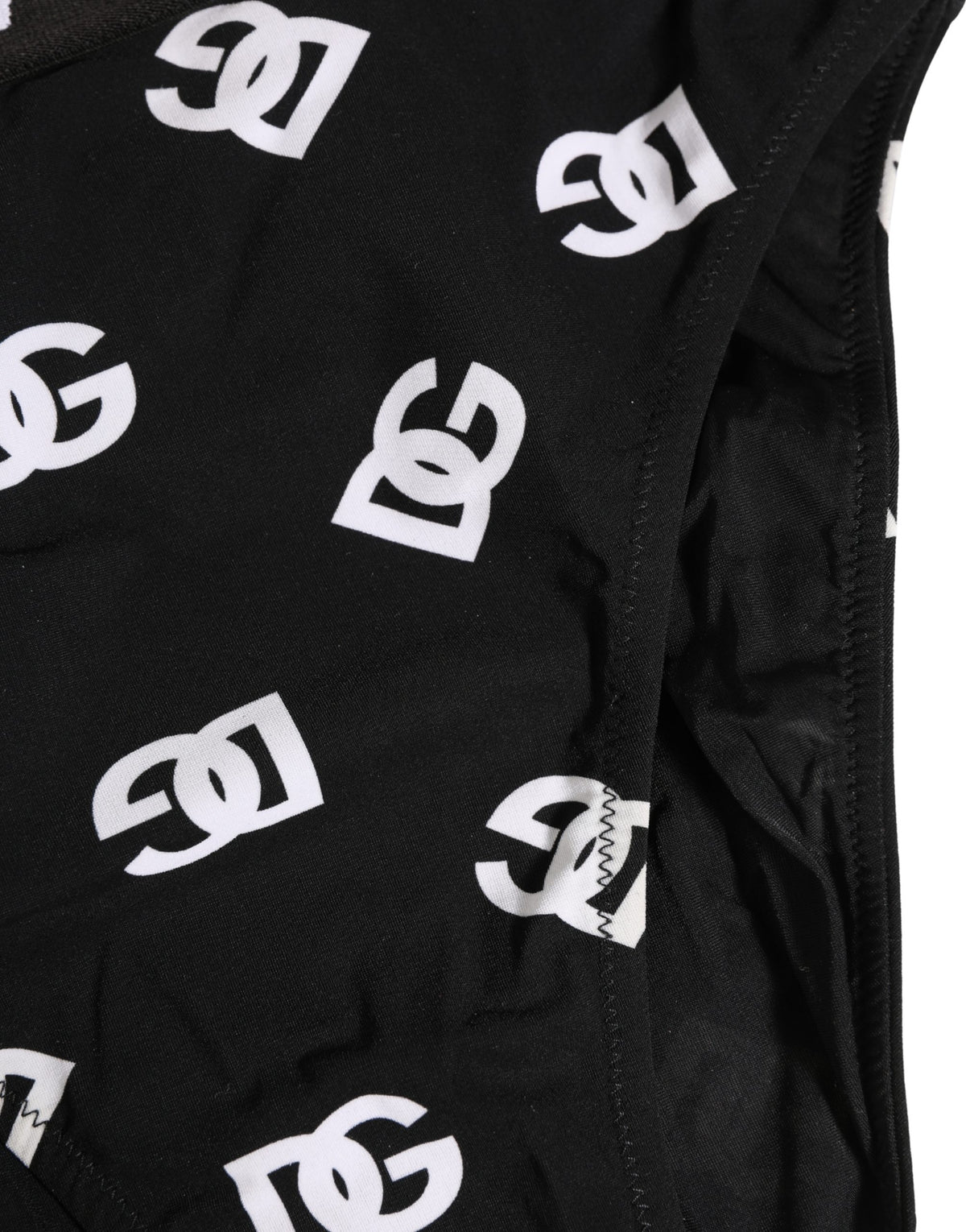 Dolce & Gabbana Black Logo Waistband Midi Brief Underwear