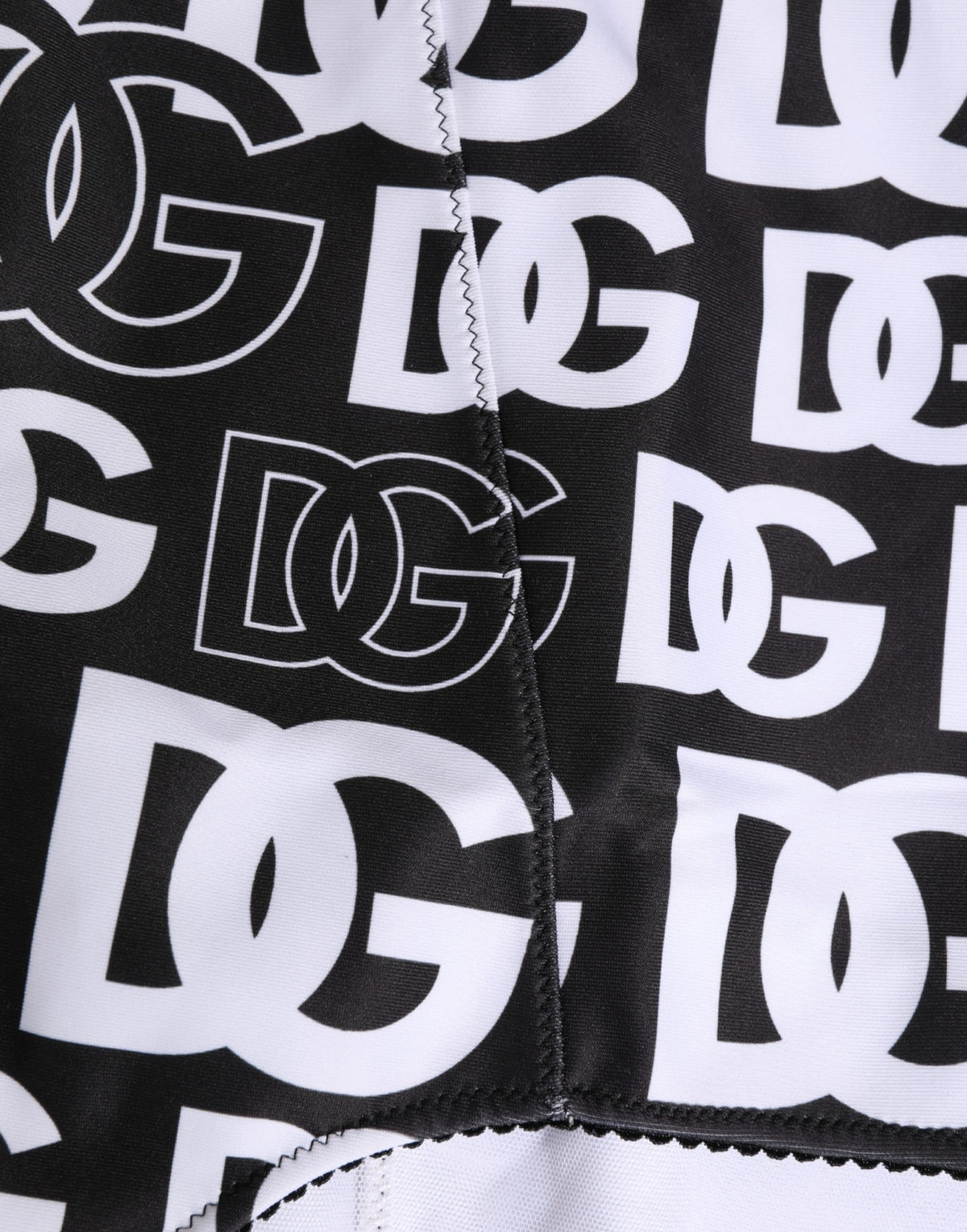Dolce & Gabbana Black White DG Logo Waistband Girdle Underwear