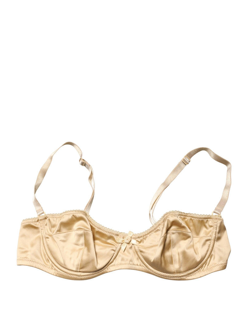 Dolce & Gabbana Beige Semi-Pad Underwire Balconette Bra