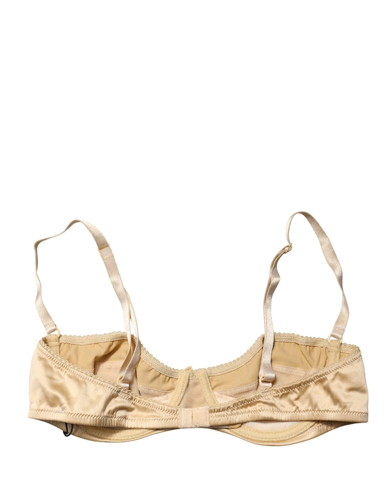 Dolce & Gabbana Beige Semi-Pad Underwire Balconette Bra