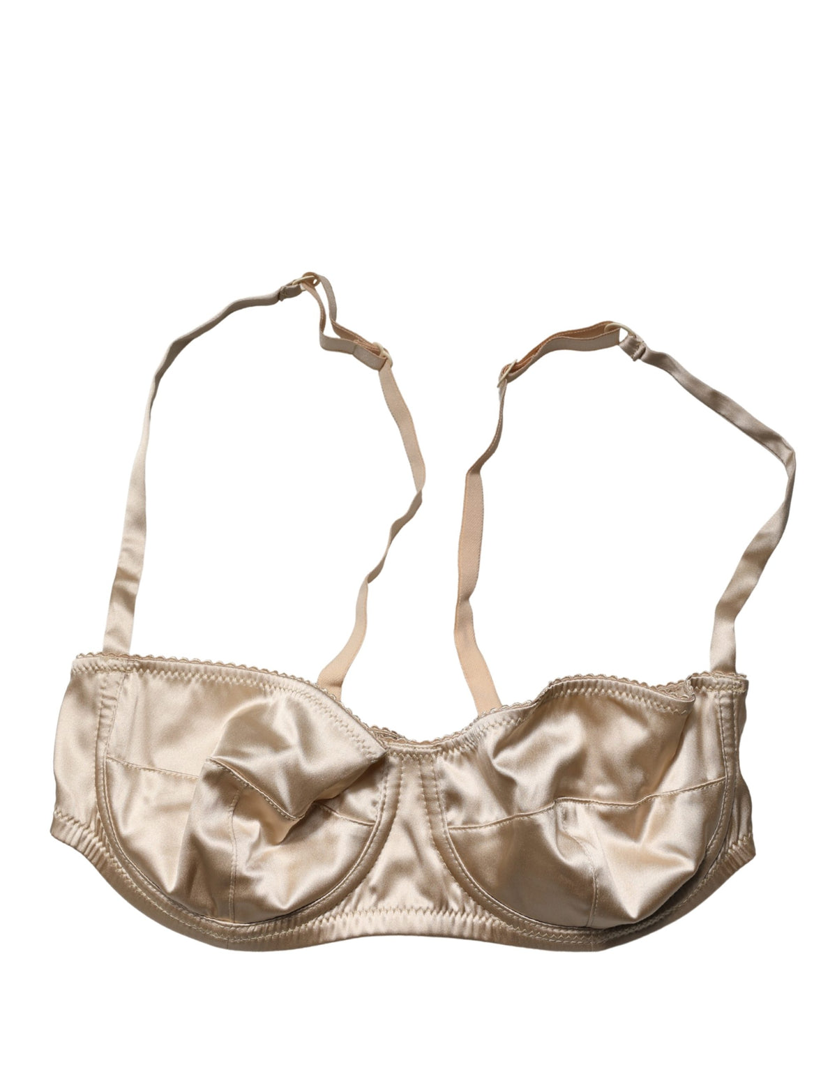 Dolce & Gabbana Beige Semi-Pad Underwire Balconette Bra