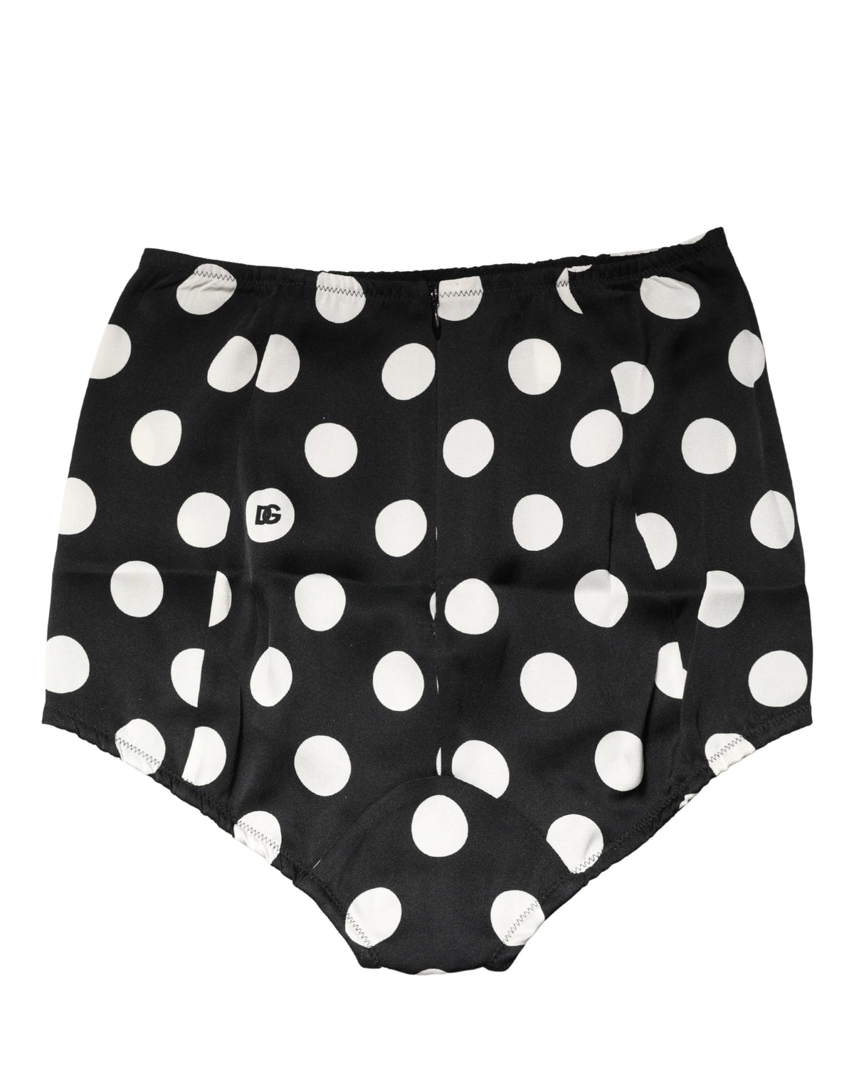 Dolce & Gabbana High Waist Girdle Panty - Black Polka Dot