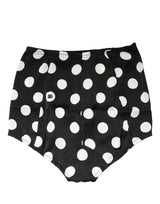 Dolce & Gabbana High Waist Girdle Panty - Black Polka Dot