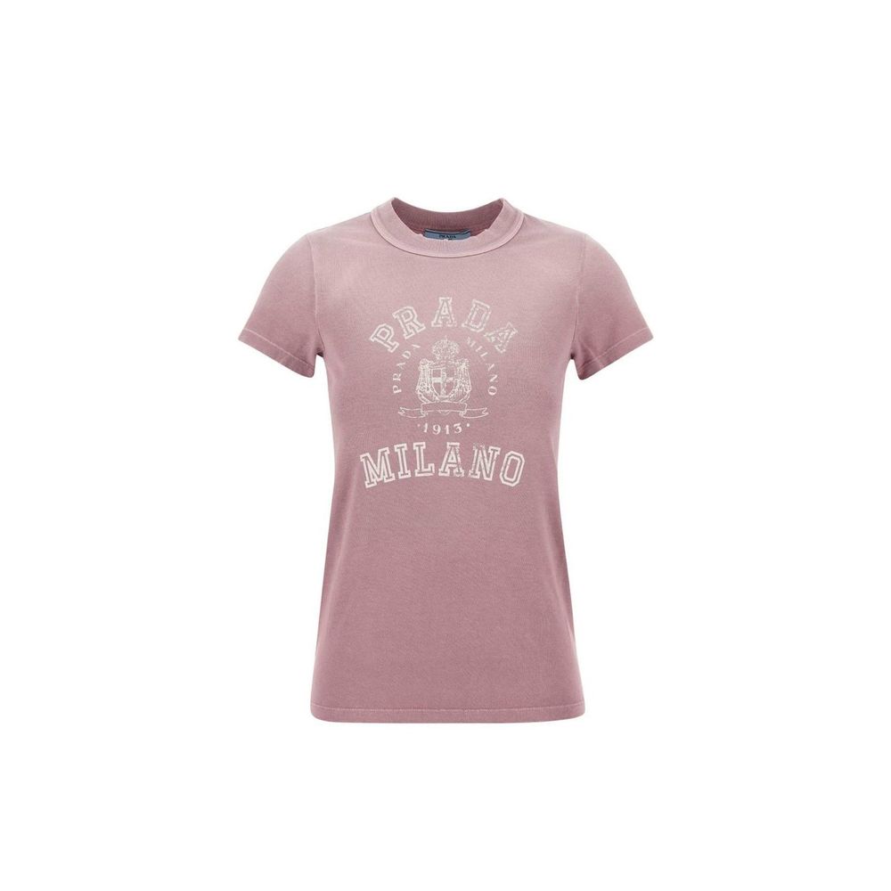 Prada Multicolor Cotton T-Shirt for Women