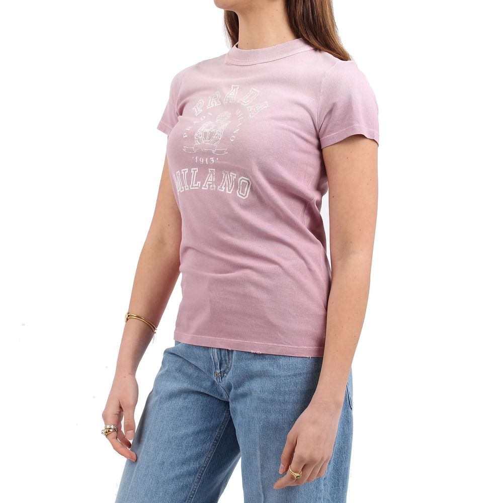 Prada Multicolor Cotton T-Shirt for Women