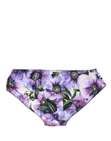 Dolce & Gabbana Multicolor Floral Mid Waist Brief Panty