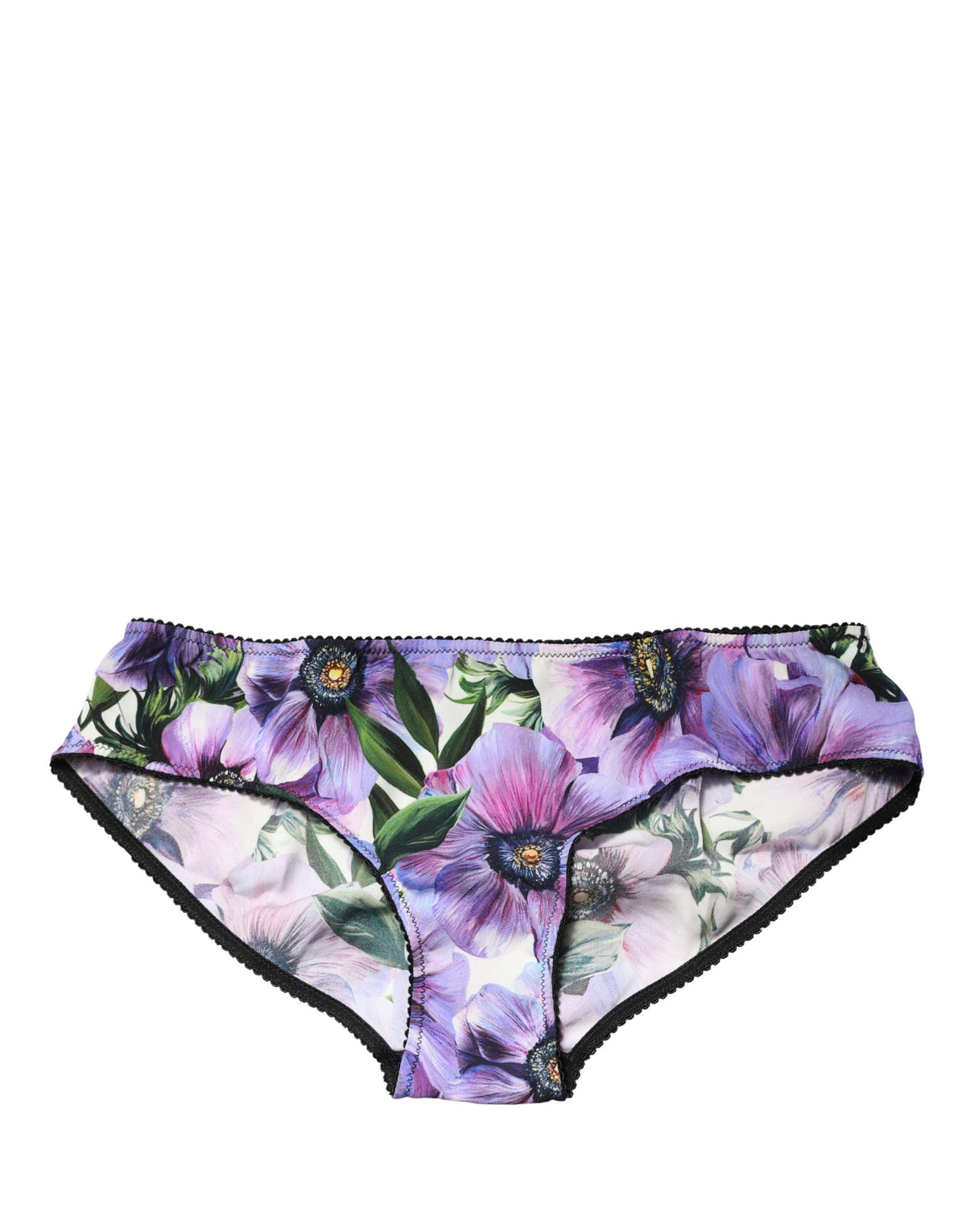 Dolce & Gabbana Multicolor Floral Mid Waist Brief Panty