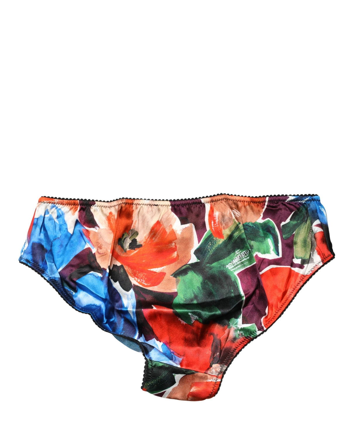 Dolce & Gabbana Multicolor Floral Mid Waist Brief Panty