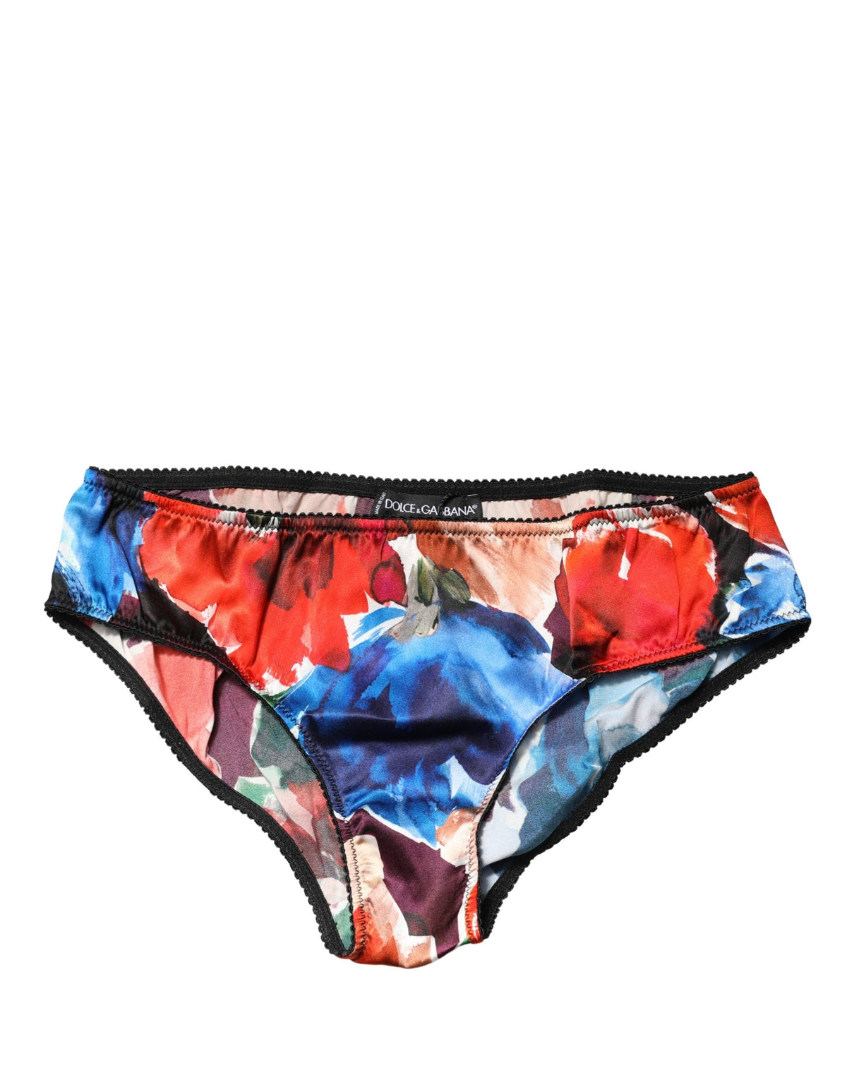 Dolce & Gabbana Multicolor Floral Mid Waist Brief Panty