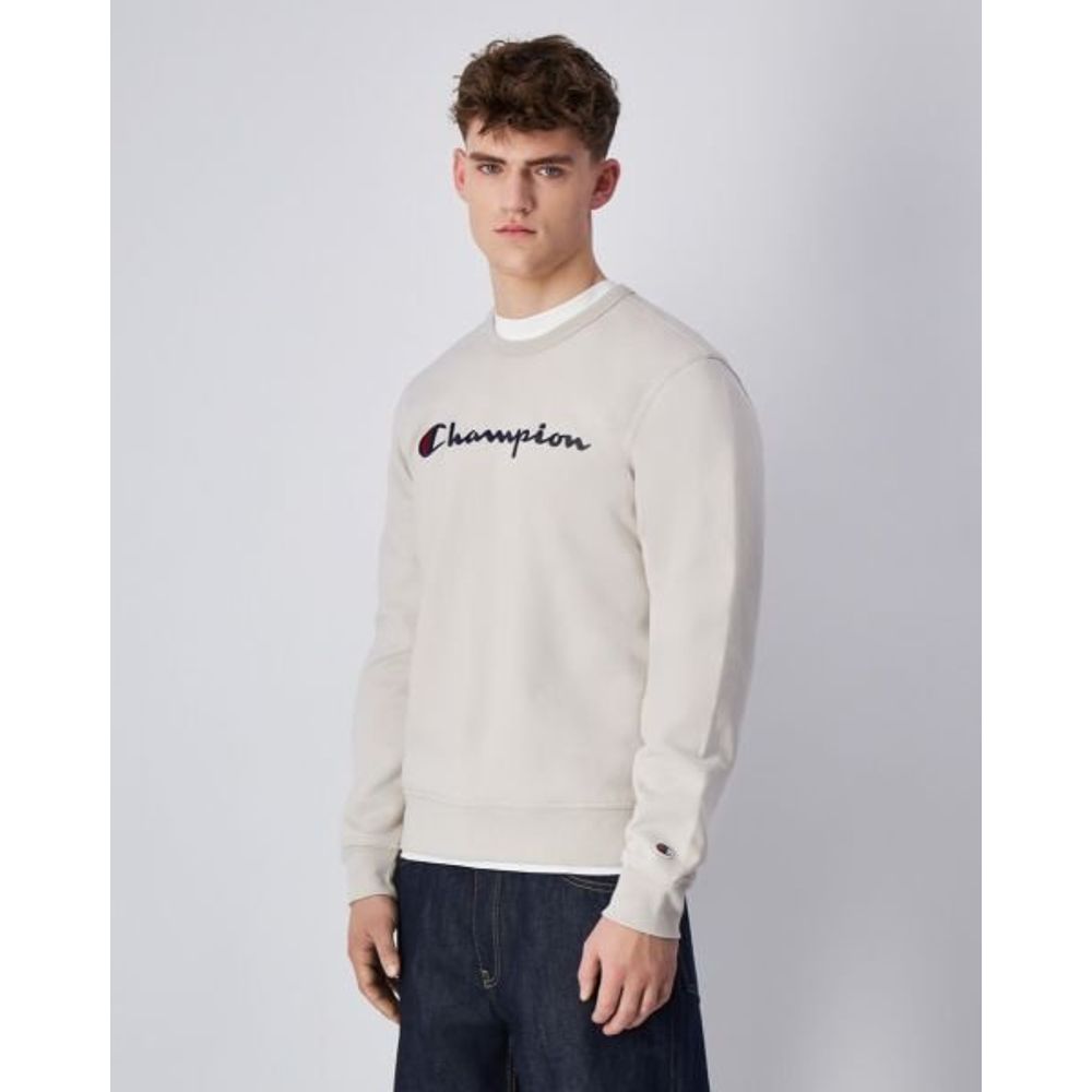Champion White Cotton Sweatshirt - Stylish & Comfortable