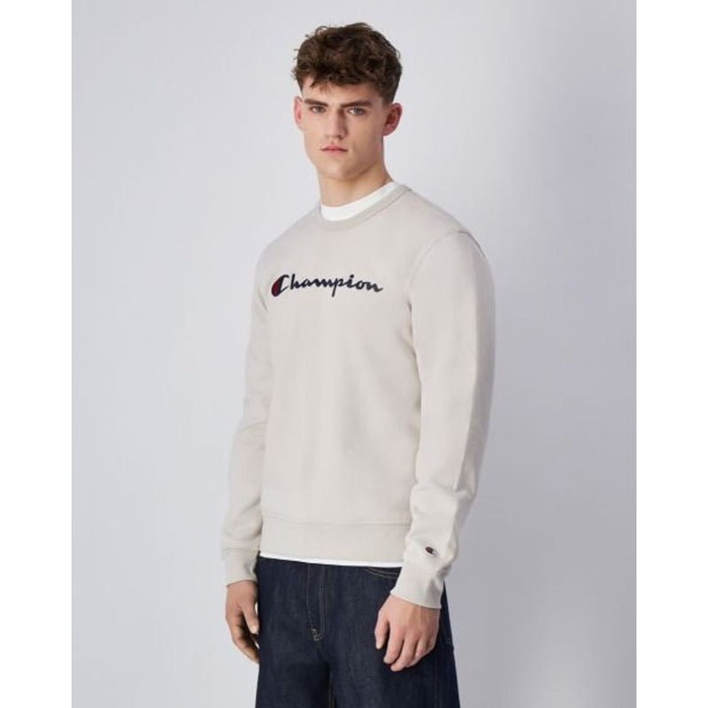 Champion White Cotton Sweatshirt - Stylish & Comfortable