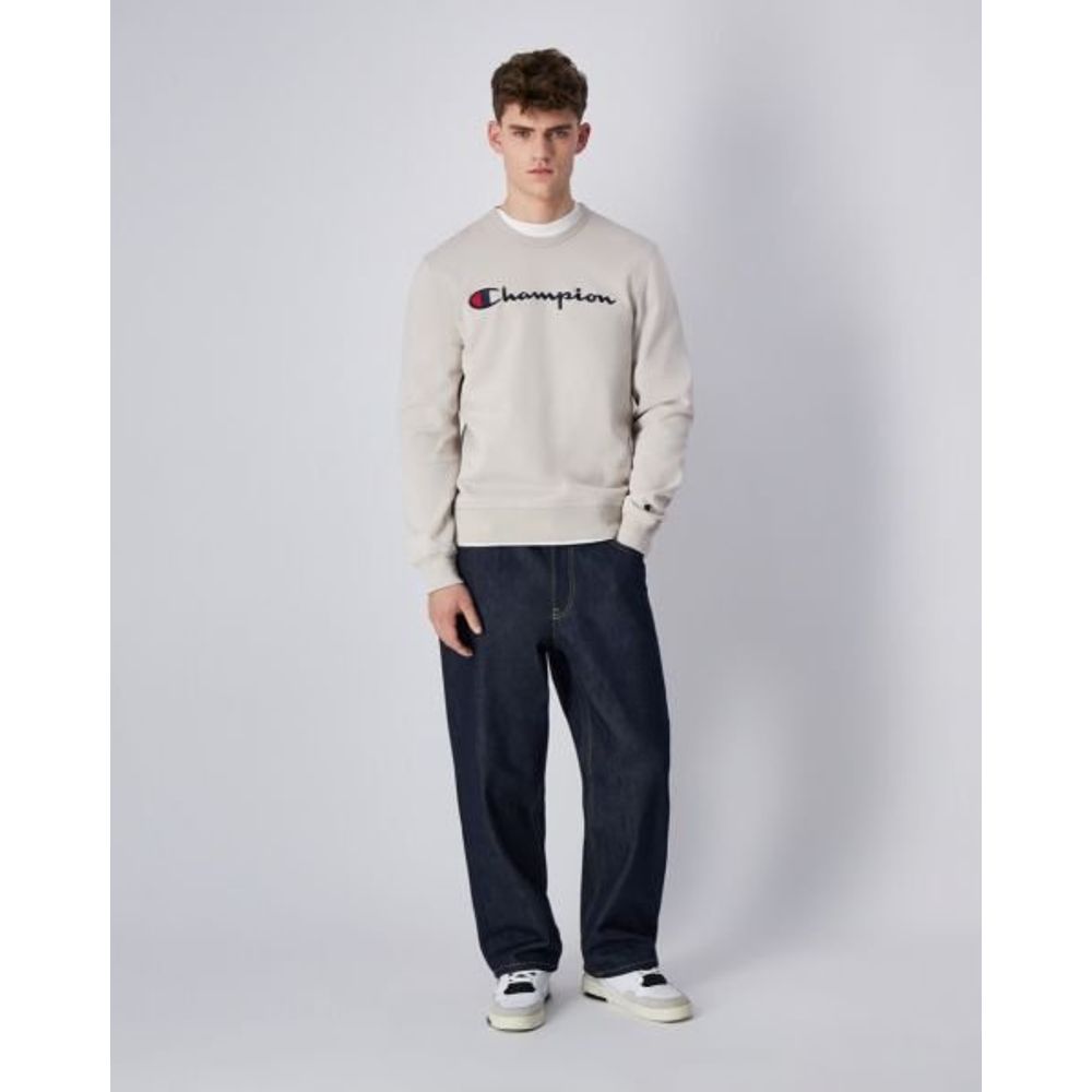 Champion White Cotton Sweatshirt - Stylish & Comfortable