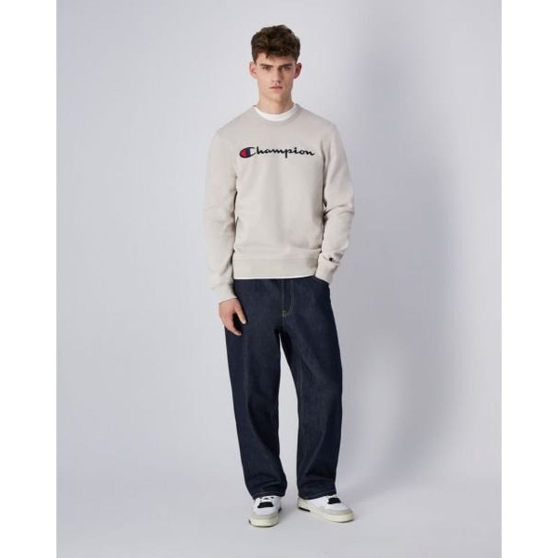 Champion White Cotton Sweatshirt - Stylish & Comfortable