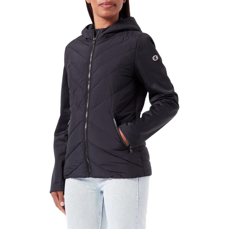 Champion Black Polyester Shell Jacket for Women