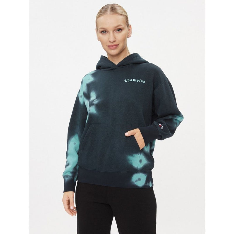 Champion Blue Cotton Sweatshirt for Women