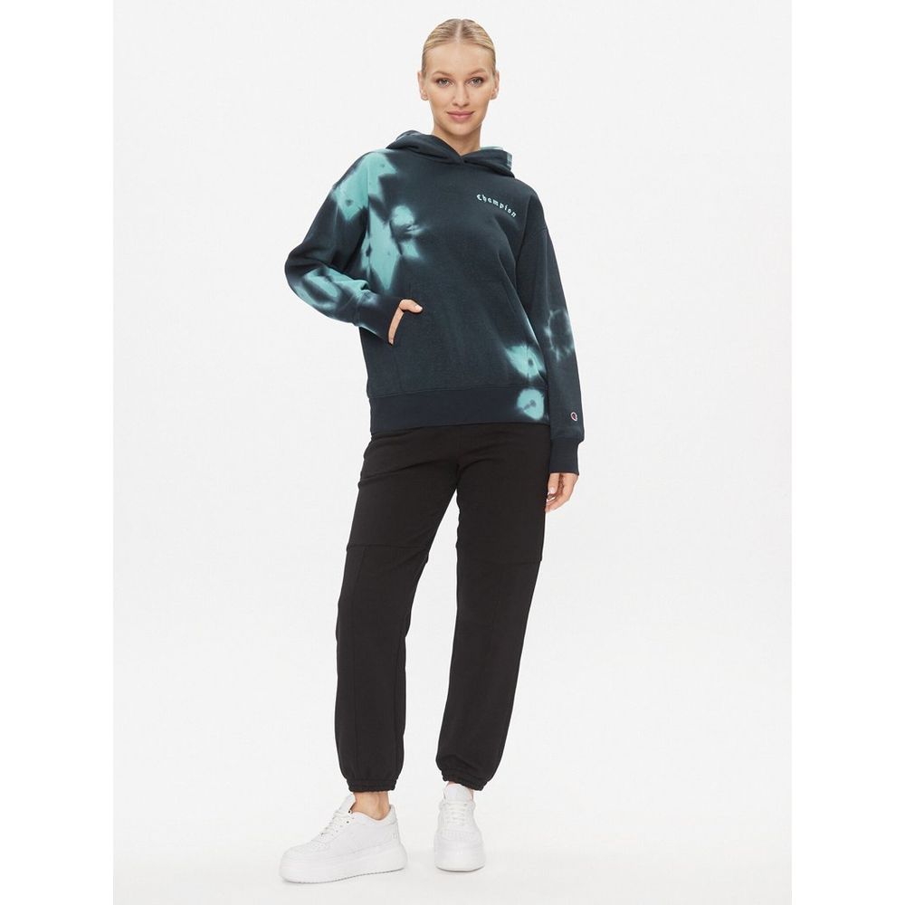 Champion Blue Cotton Sweatshirt for Women
