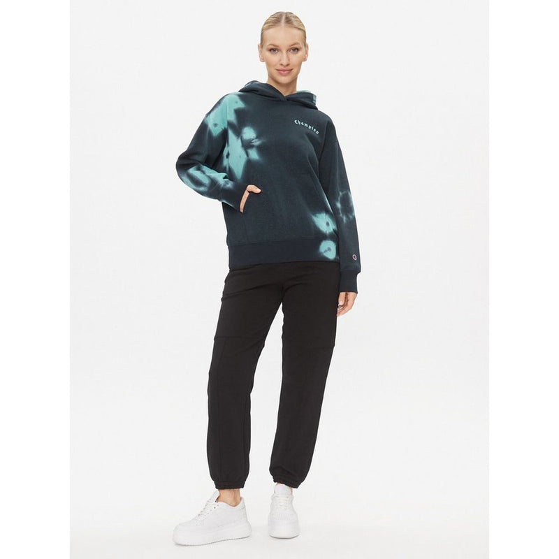 Champion Blue Cotton Sweatshirt for Women