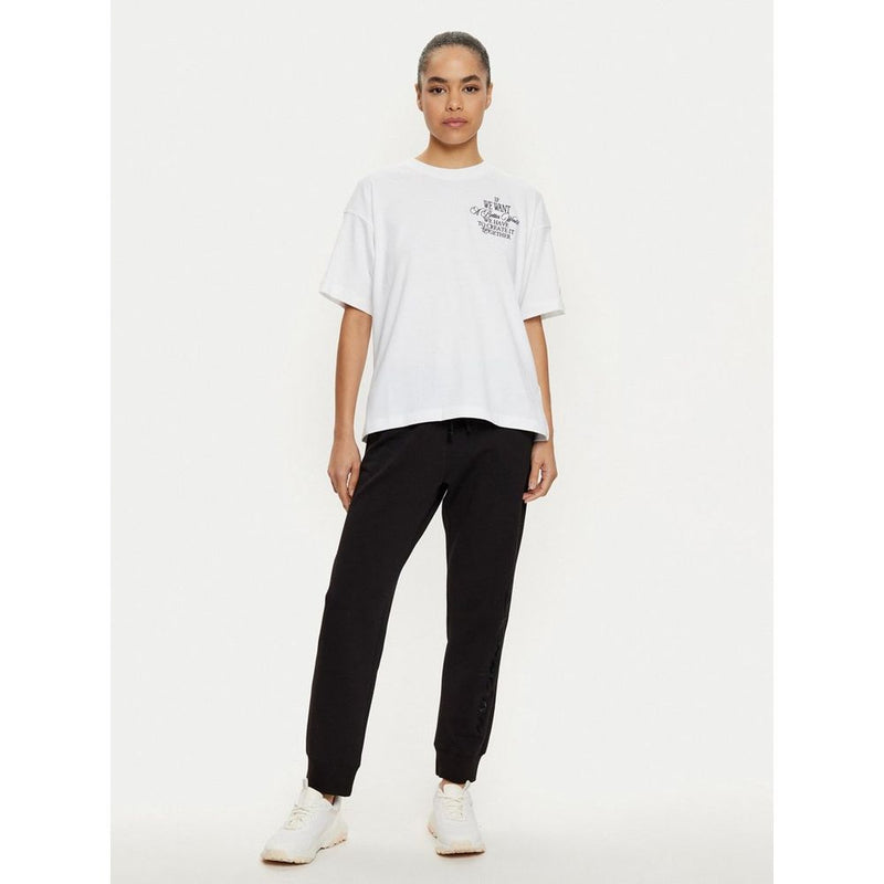 Champion White Cotton T-Shirt for Women - XS