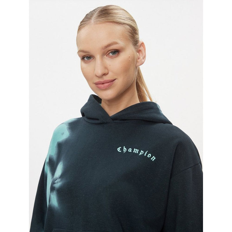 Champion Blue Cotton Sweatshirt for Women