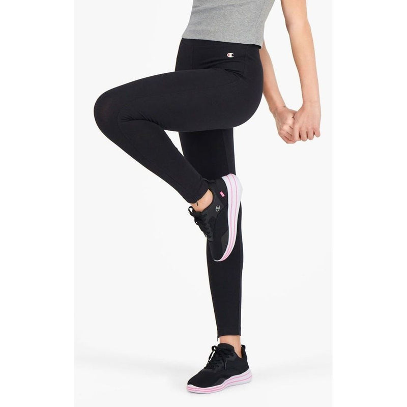 Champion Black Cotton Leggings for Women