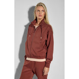 Champion Burgundy Polyester Sweatshirt for Women