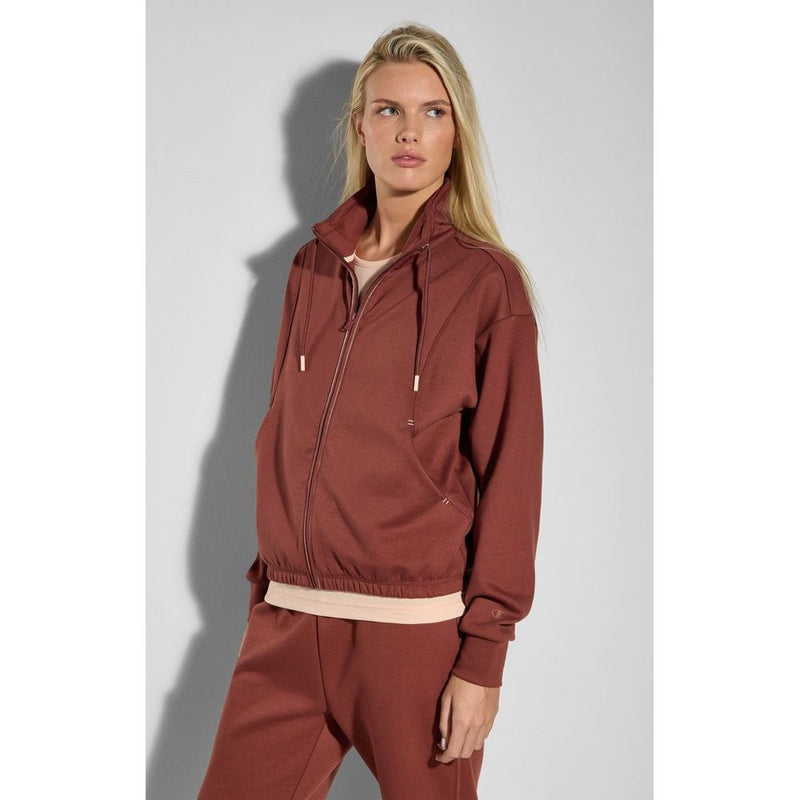 Champion Burgundy Polyester Sweatshirt for Women