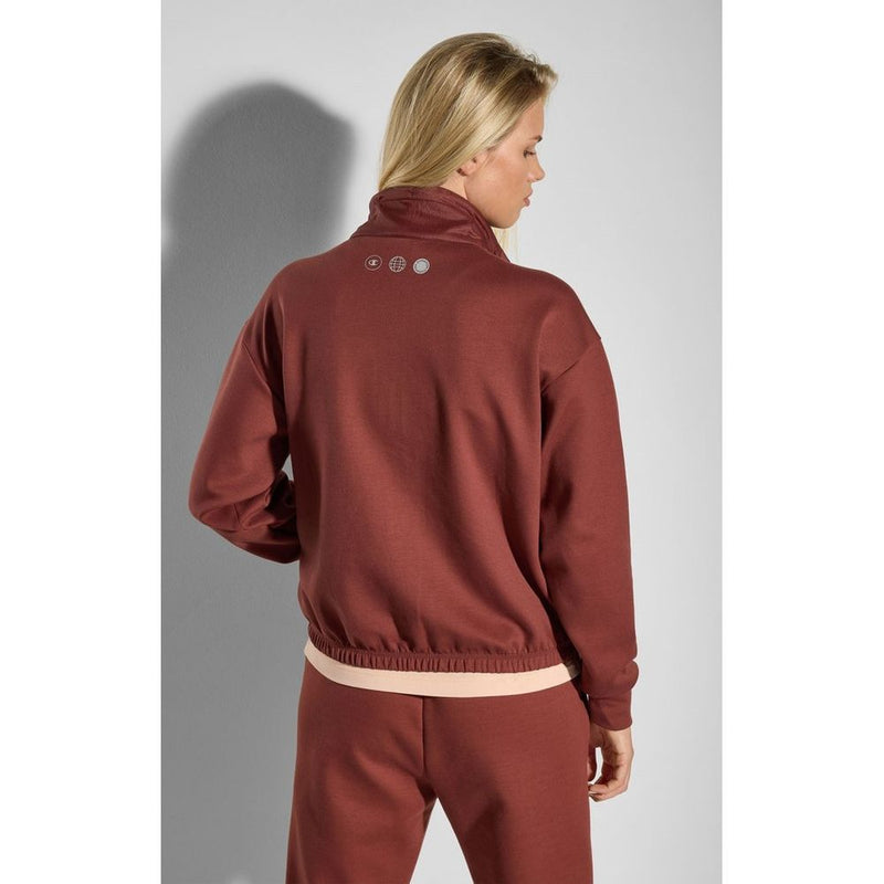 Champion Burgundy Polyester Sweatshirt for Women