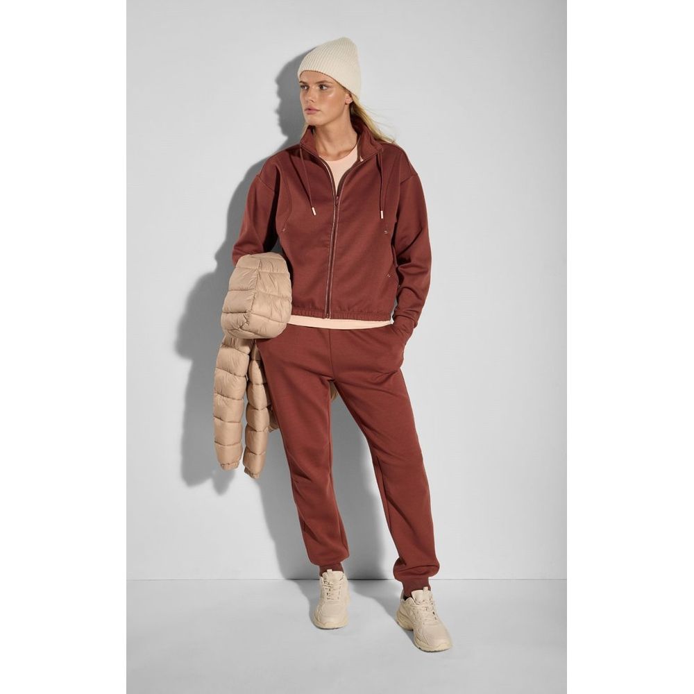 Champion Burgundy Polyester Sweatshirt for Women