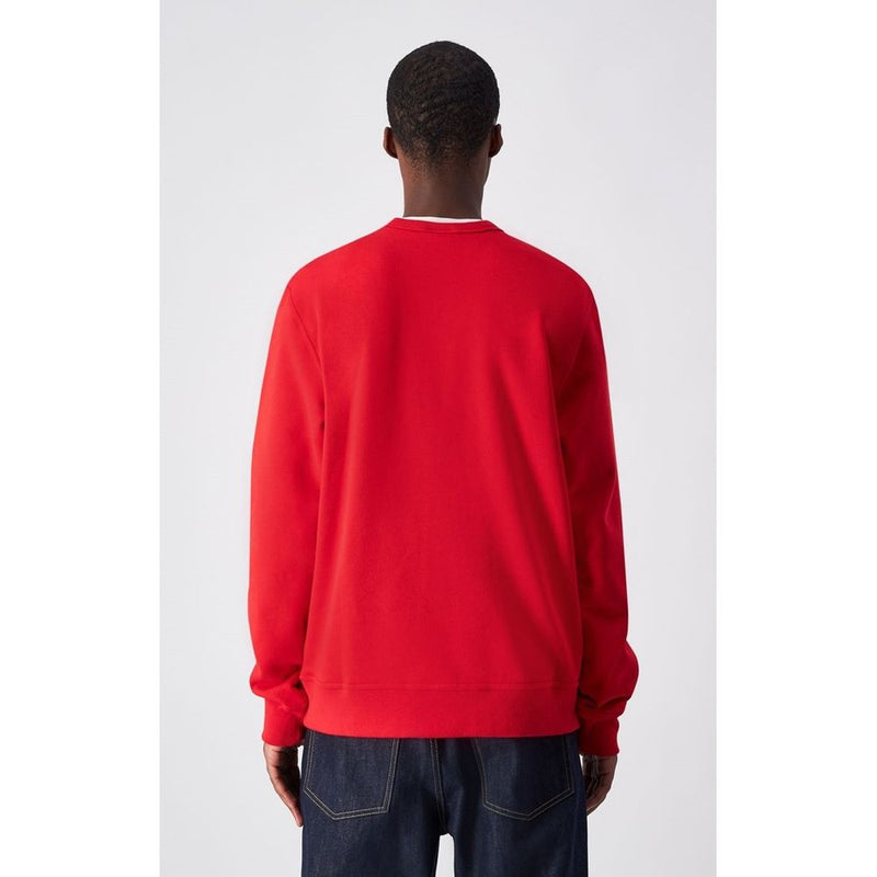 Champion Burgundy Cotton Sweatshirt for Men
