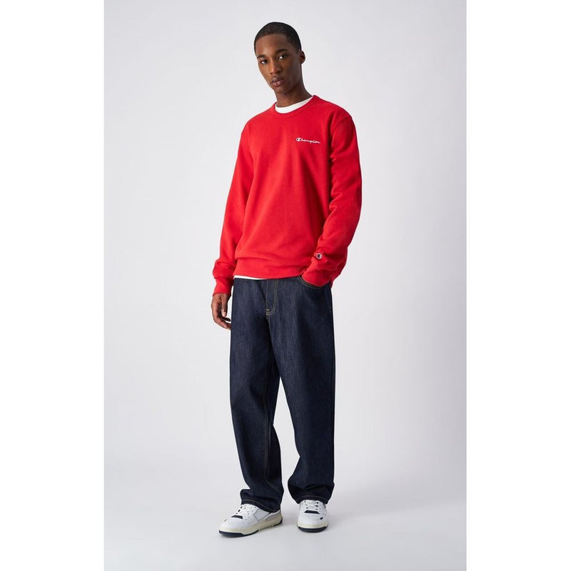 Champion Burgundy Cotton Sweatshirt for Men