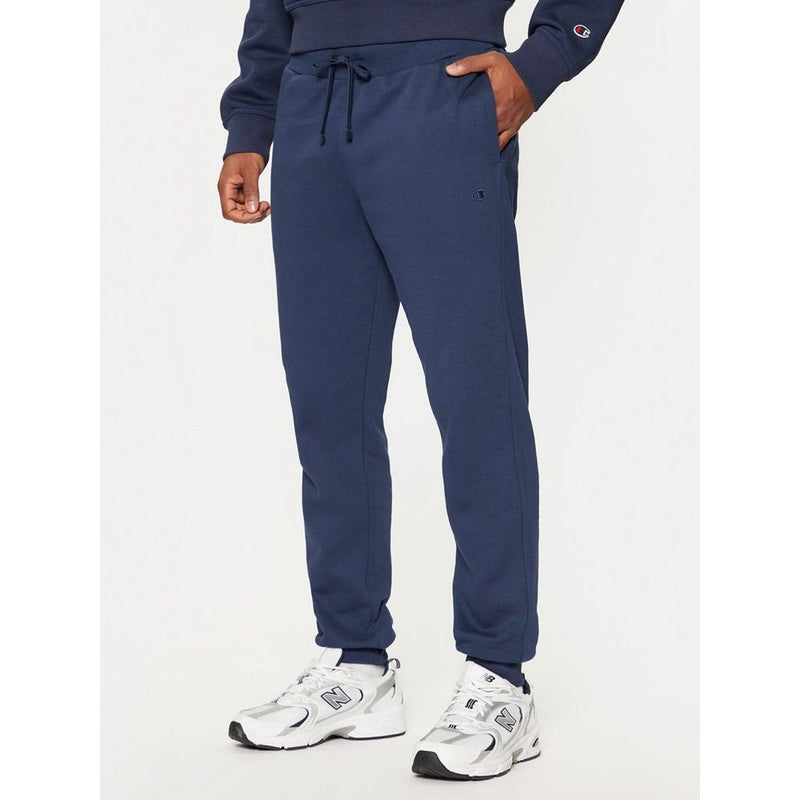 Champion Blue Cotton Joggers - Comfortable Workout Pants for Men