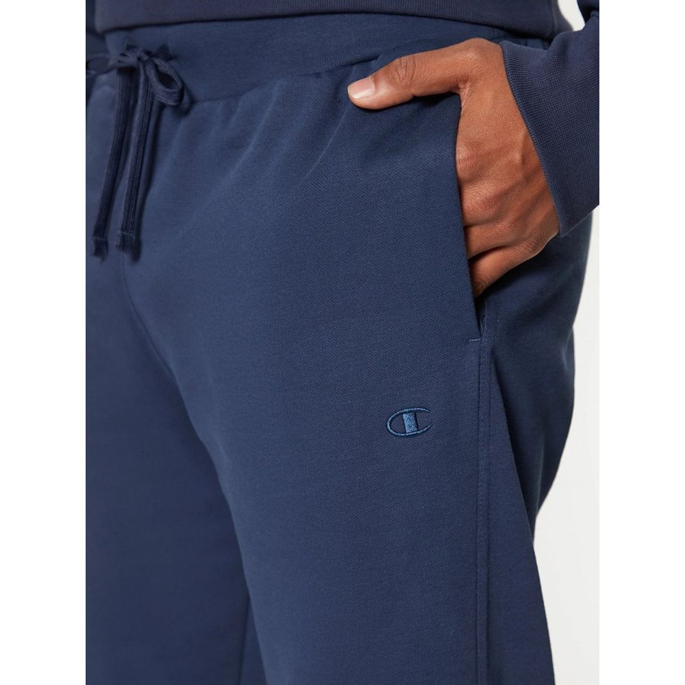 Champion Blue Cotton Joggers - Comfortable Workout Pants for Men