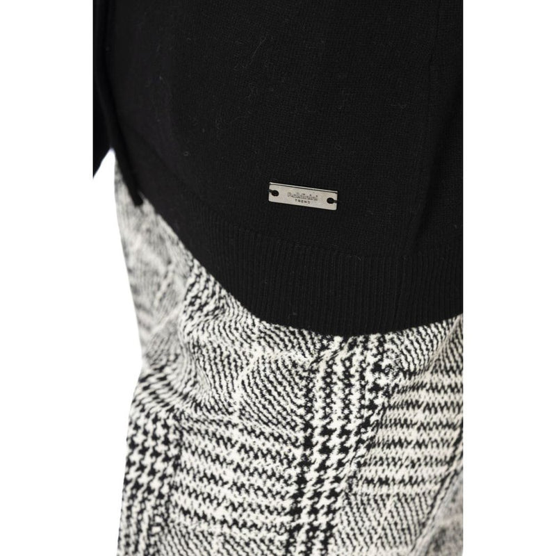 Baldinini Trend Gray Wool Cardigan