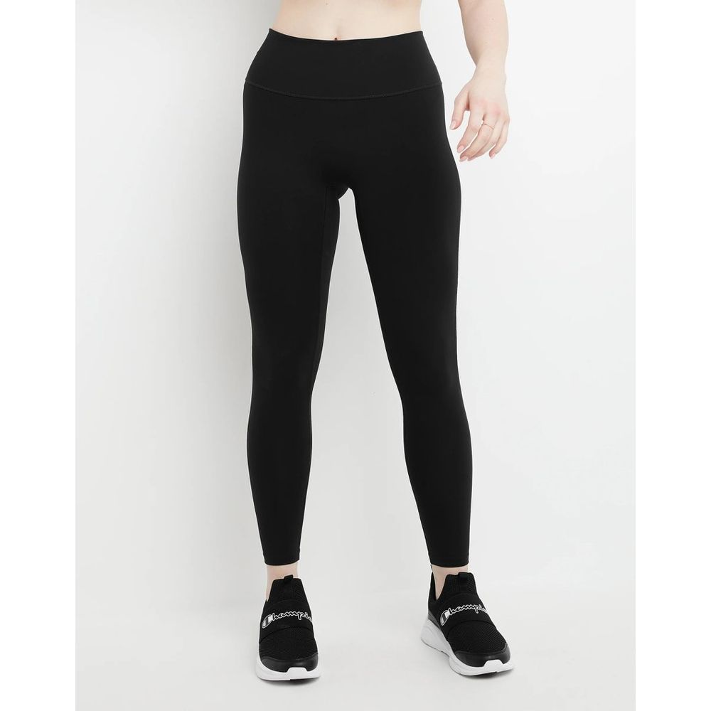 Champion Black Polyester Leggings - Sustainable Sportswear