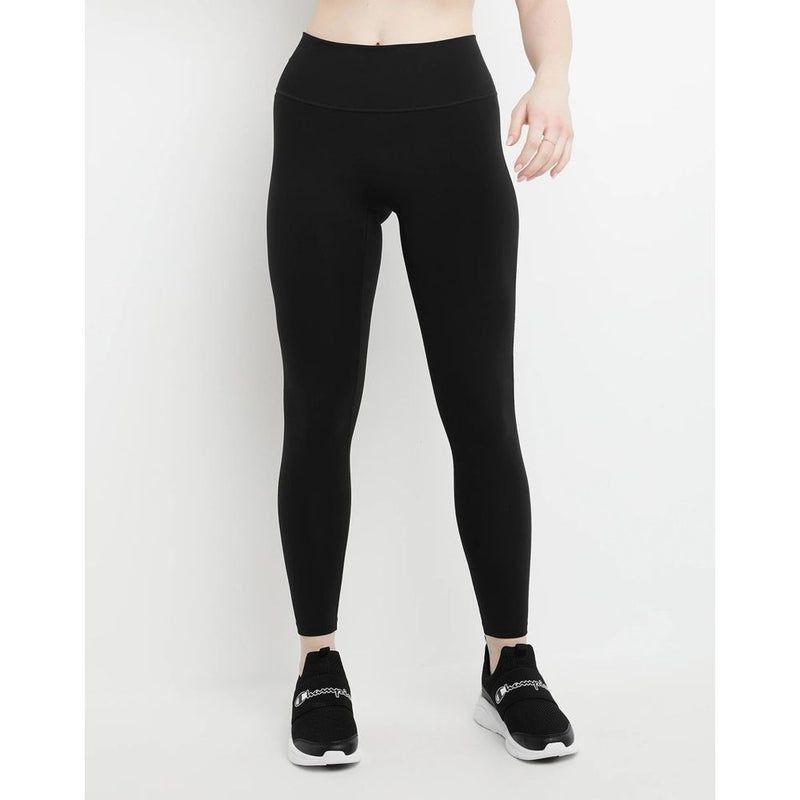 Champion Black Polyester Leggings - Sustainable Sportswear