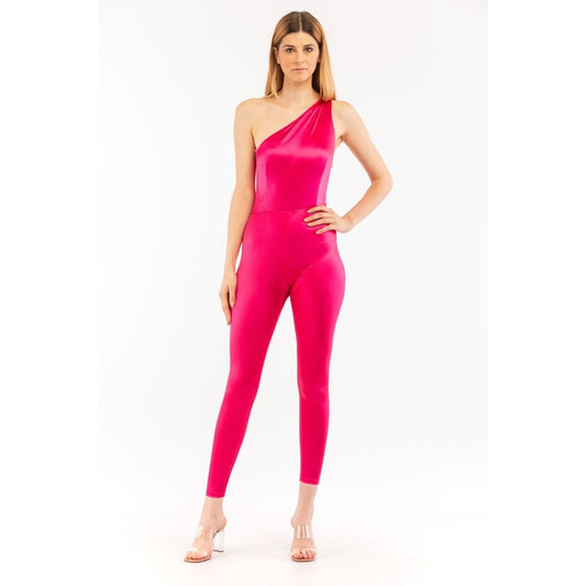 Elisabetta Franchi Fuchsia Polyamide Jumpsuit