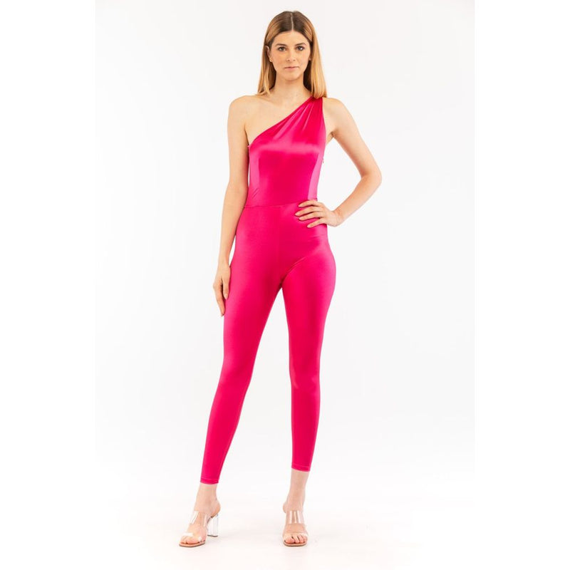 Elisabetta Franchi Fuchsia Polyamide Jumpsuit