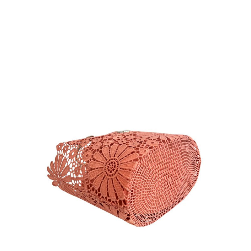 Baldinini Trend Pink PU Women Handbag - Floral Design