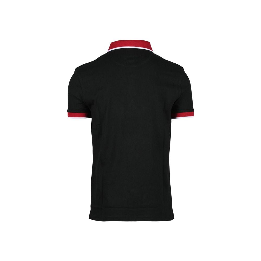 North Sails Black Cotton Polo Shirt for Men
