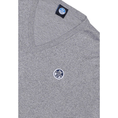 North Sails Gray Cotton Sweatshirt