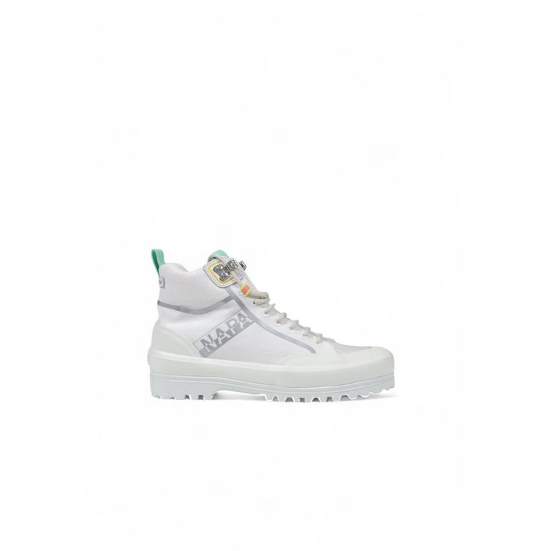 Superga White Fabric Chunky Sneakers for Women