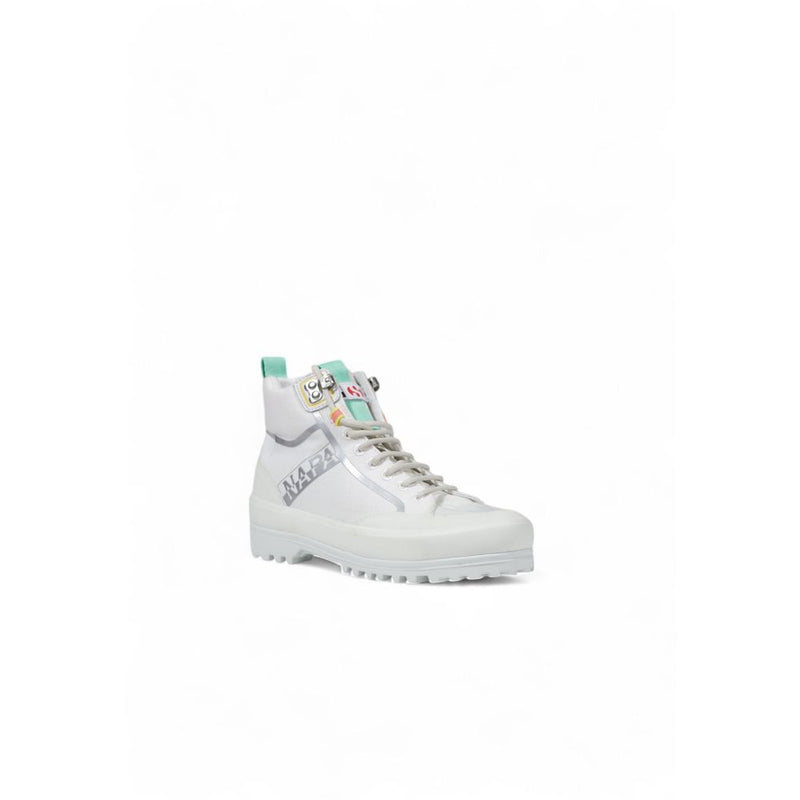 Superga White Fabric Chunky Sneakers for Women