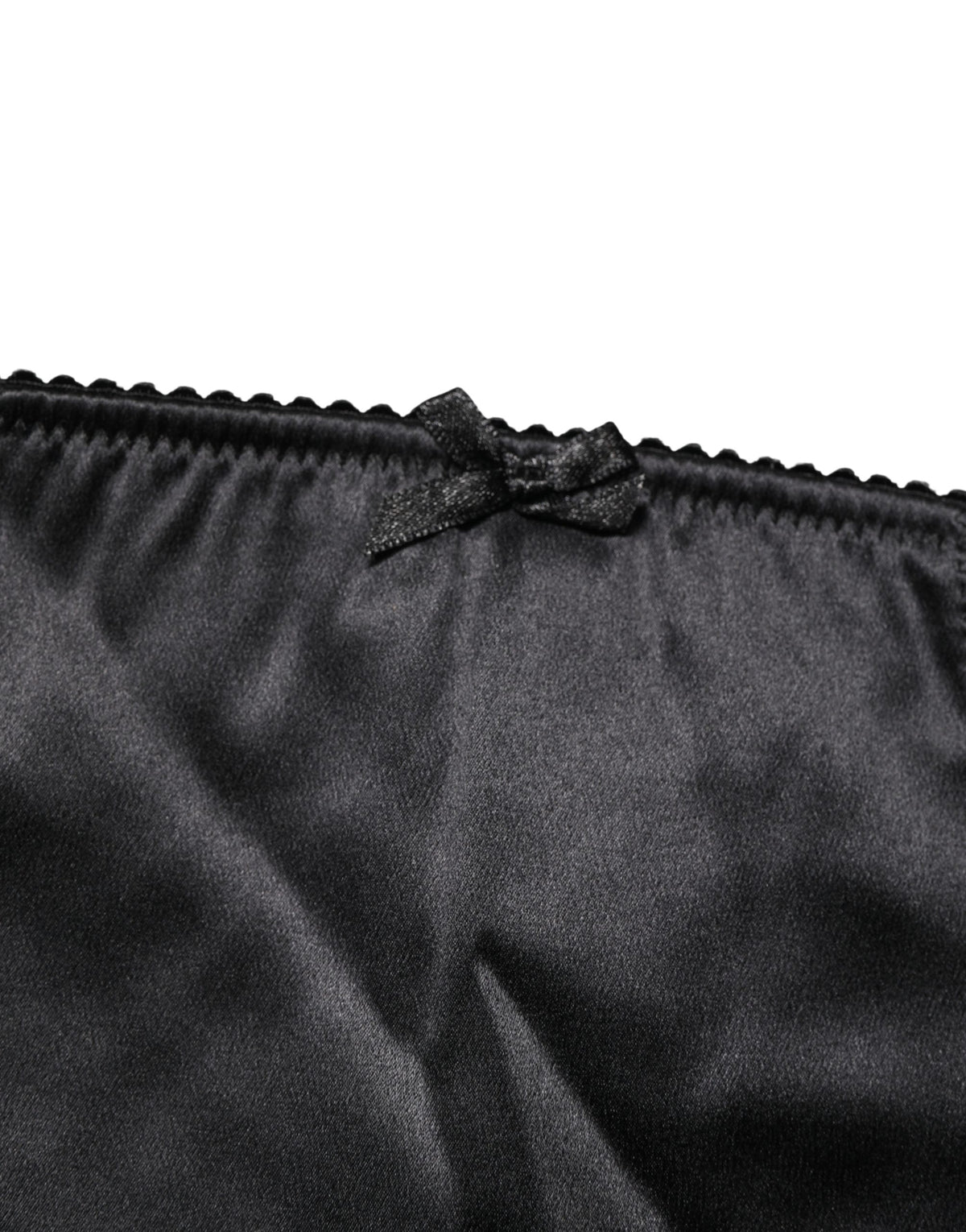 Dolce & Gabbana Black Silk Blend High Waist Girdle Panty