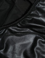 Dolce & Gabbana Black Silk Blend High Waist Girdle Panty