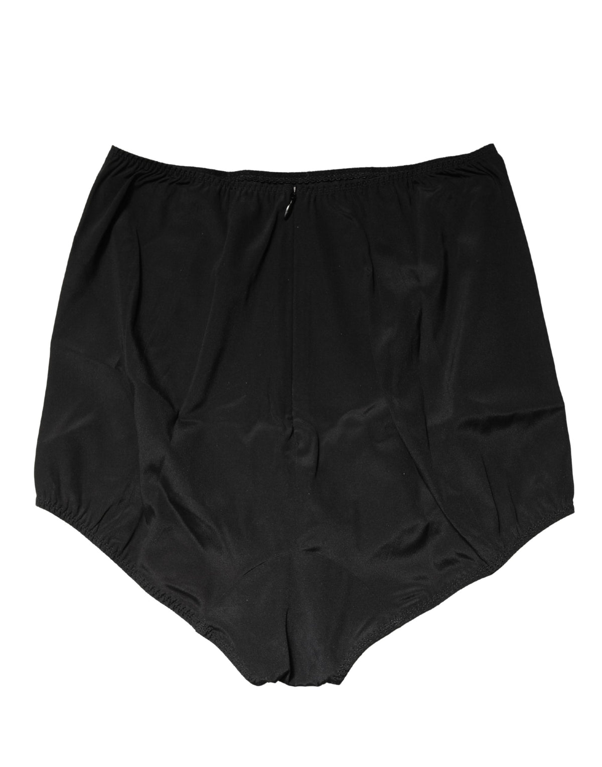 Dolce & Gabbana Black Silk Blend High Waist Girdle Panty