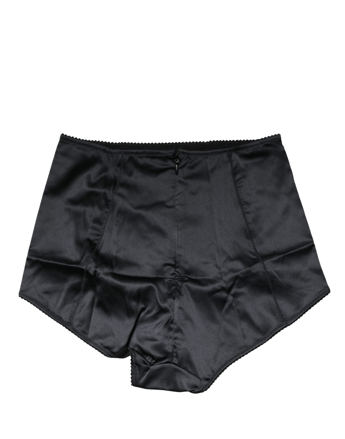 Dolce & Gabbana Black Silk Blend High Waist Girdle Panty