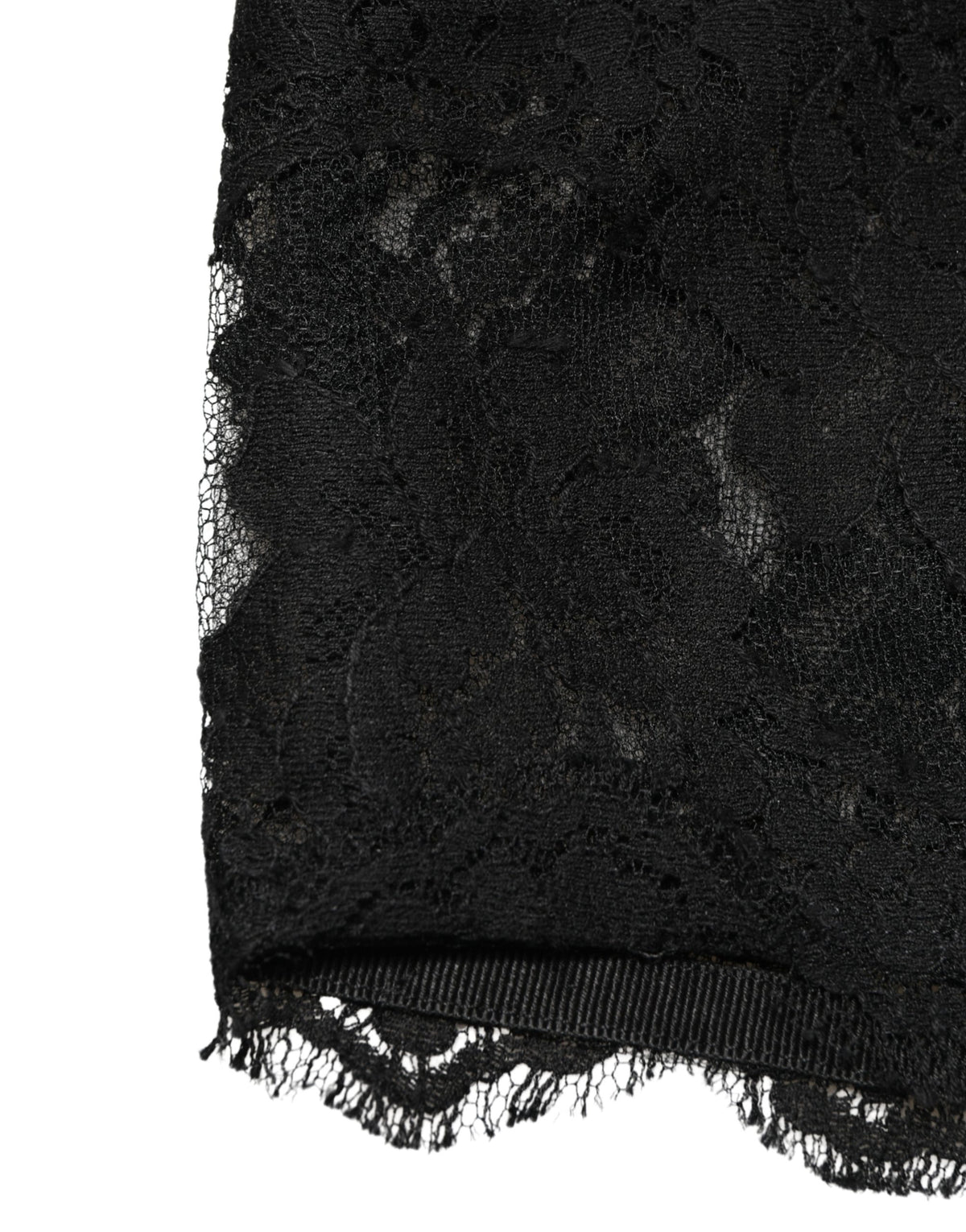Dolce & Gabbana Black Lace Bandeau Bra Tube Top