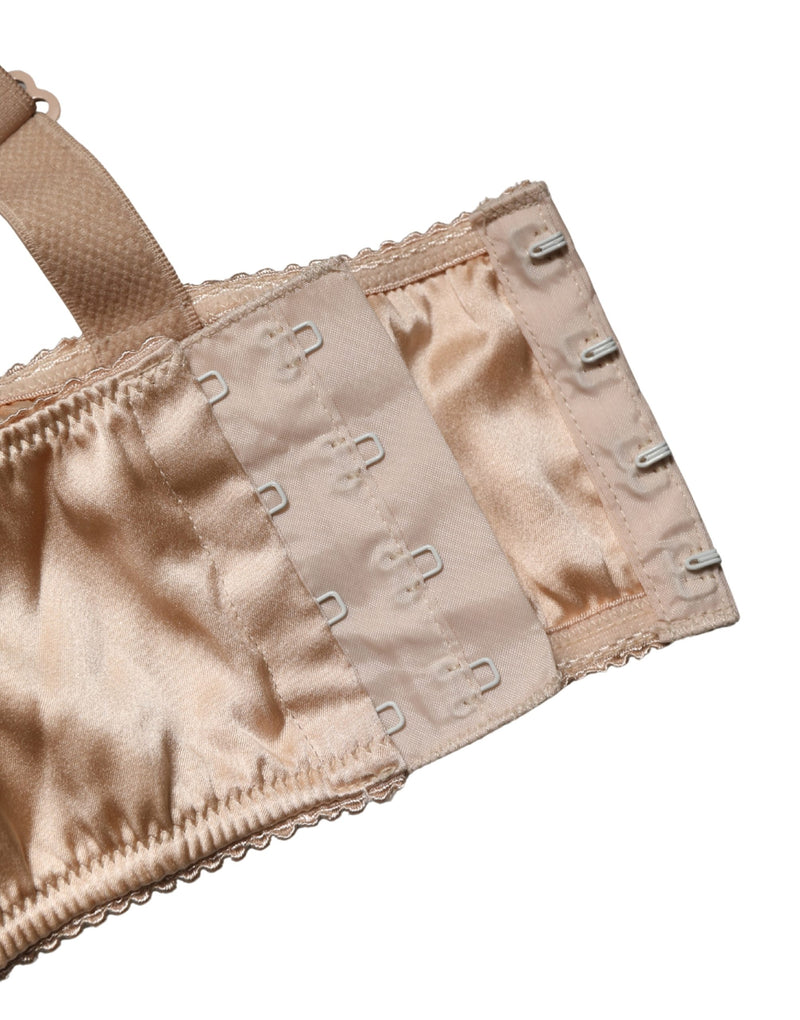 Dolce & Gabbana Beige Semi-Pad Underwire Balconette Bra